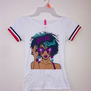 White “Black Girls Rock” T-Shirt